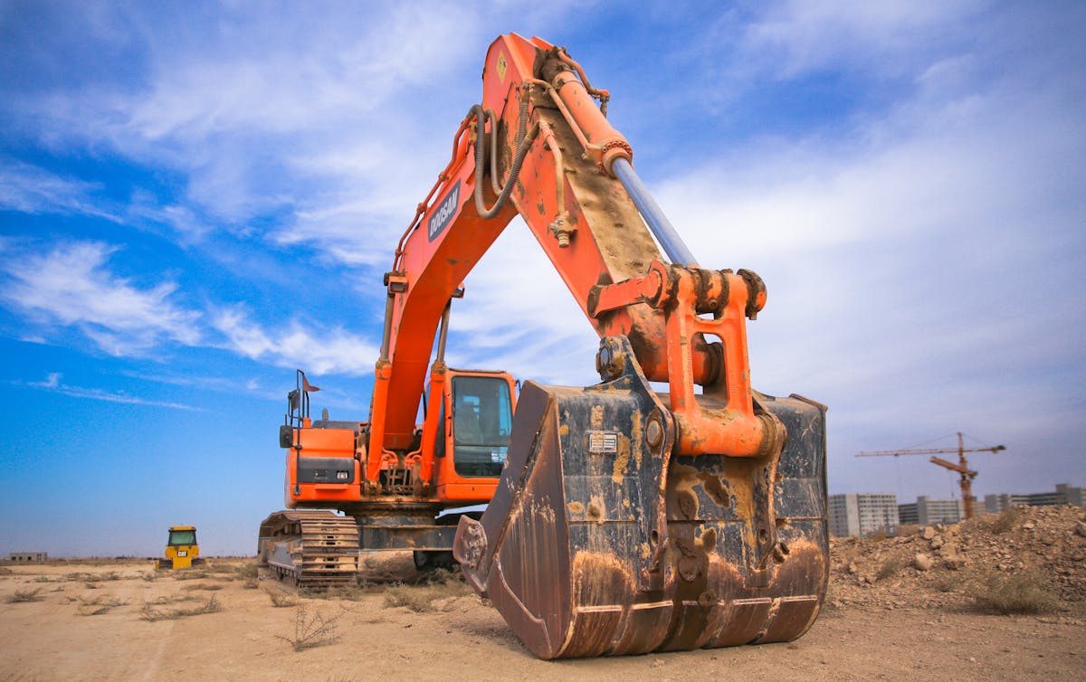 Pneu industrial / OTR para equipamento pesado de construção.